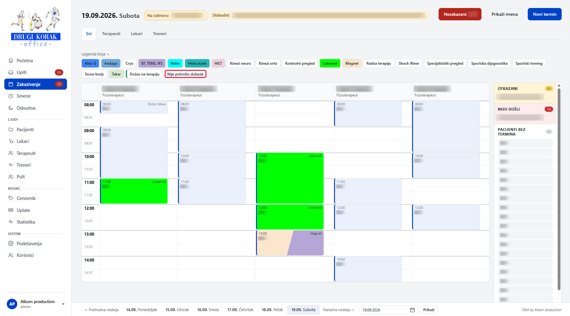 Drugi Korak Office (clinic CRM) screenshot
